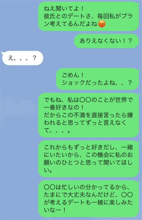 彼氏 不安 伝える line